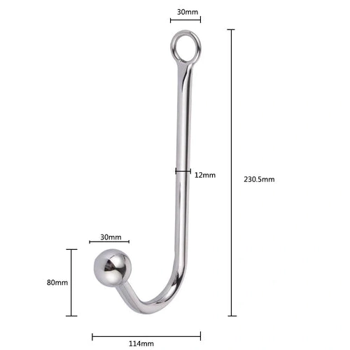 Anal Hook Beaded Cuffs with and 5334 Collar Elegant 0214